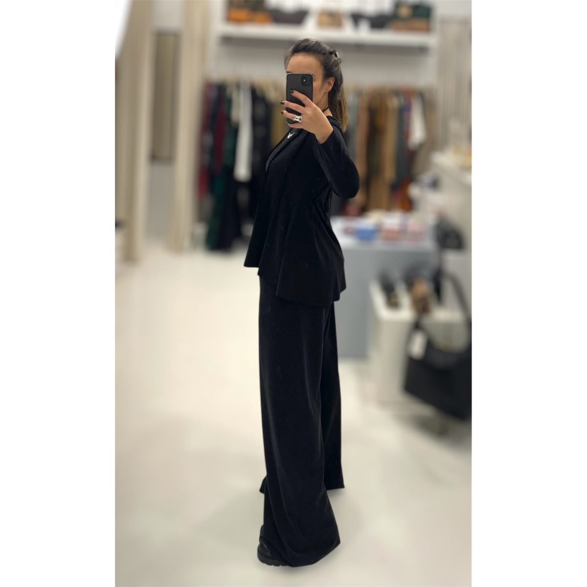 Deppy Joo • Silky touch Top • Black - Image 3