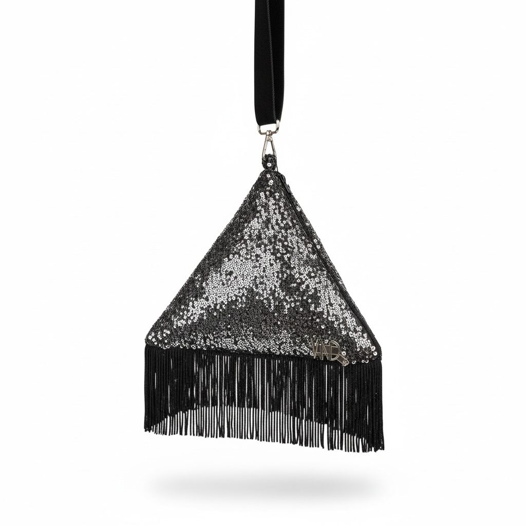 VinD • Handmade Pyramid Bag • Silver - Image 1