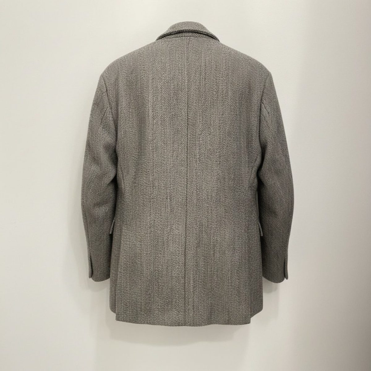 Maryley • Oversized Herringbone Jacket • Light Grey - Image 4