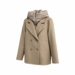 Maryley • Oversized 2-in-1 Hooded Jacket • Taupe