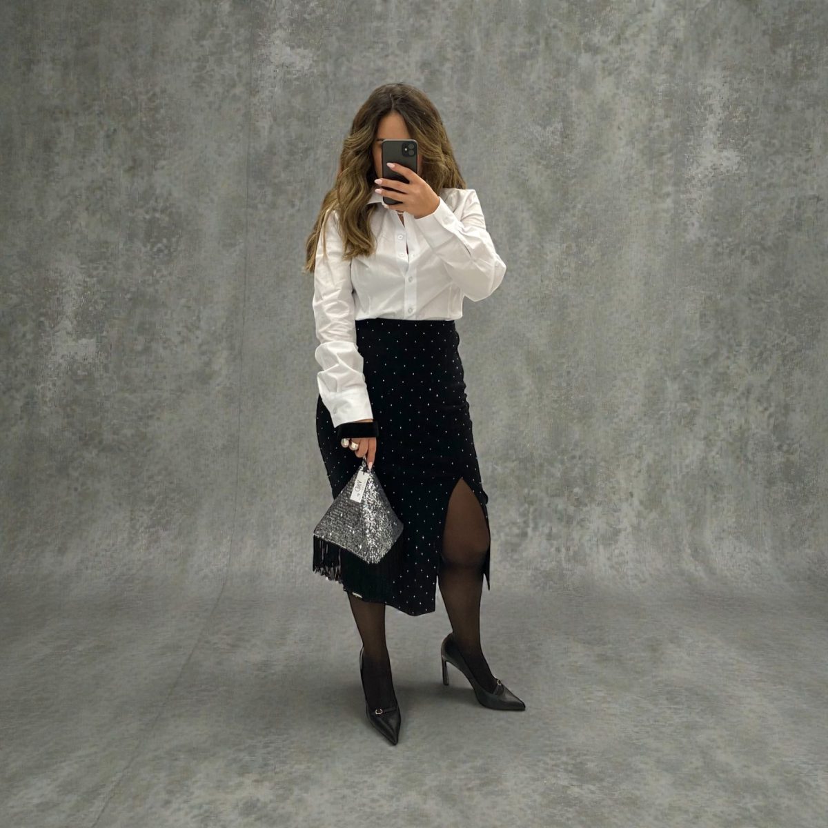 VinD • Handmade Pyramid Bag • Silver - Image 2