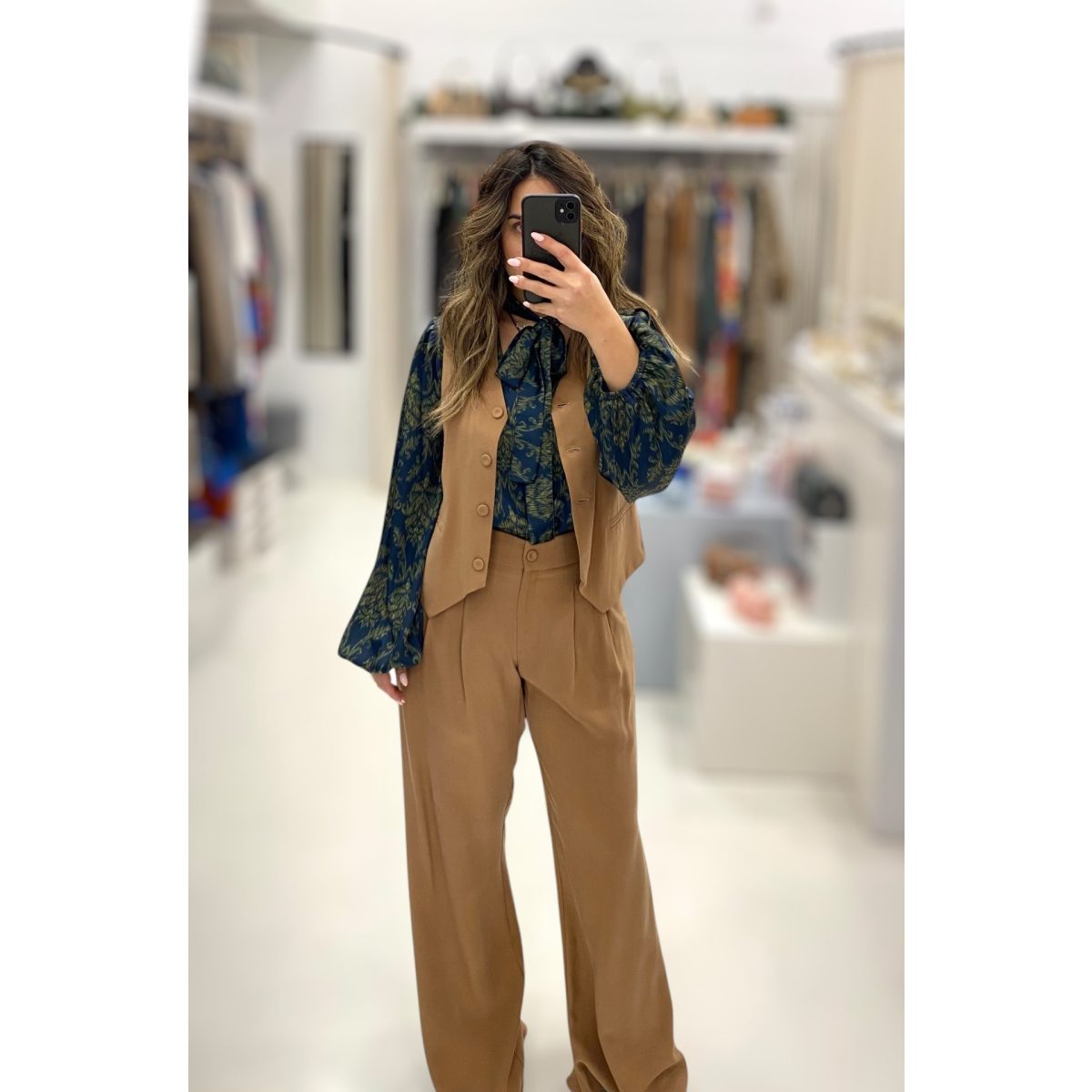 Deppy Joo • Soft Finish Highwaisted Pants • Camel - Image 2