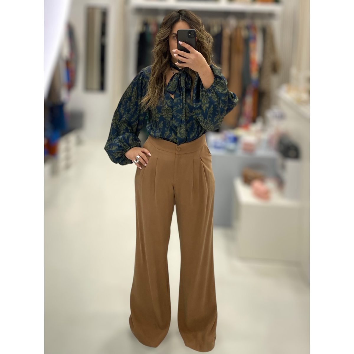 Deppy Joo • Soft Finish Highwaisted Pants • Camel - Image 3