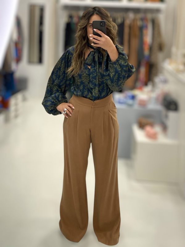 Deppy Joo • Soft Finish Highwaisted Pants • Camel - Image 3