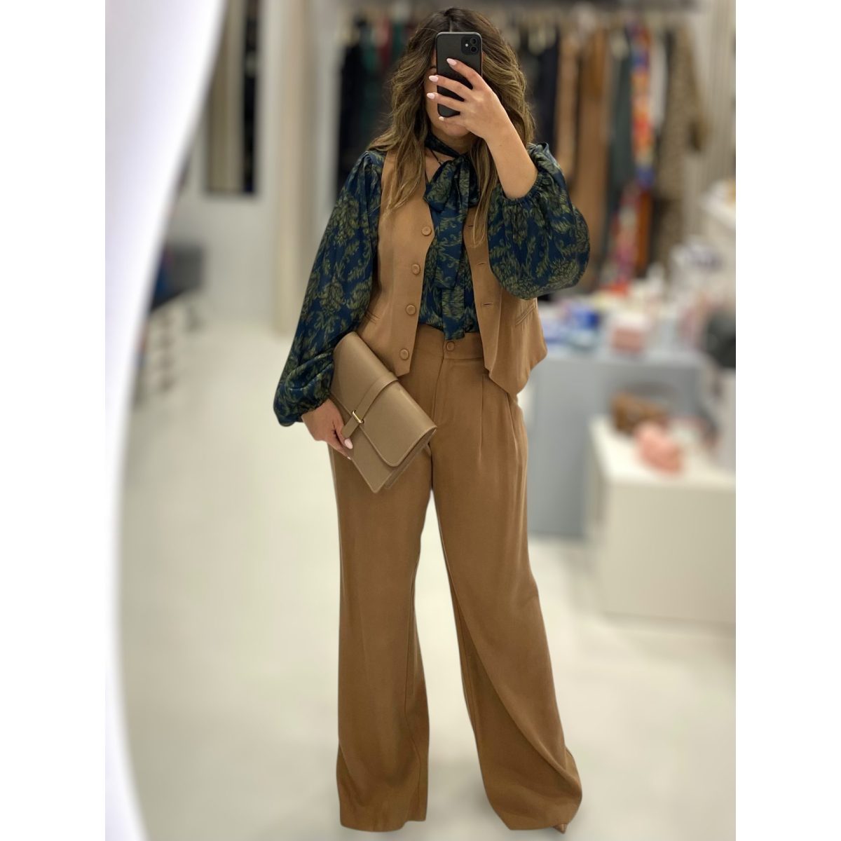 Deppy Joo • Soft Finish Vest • Camel - Image 2