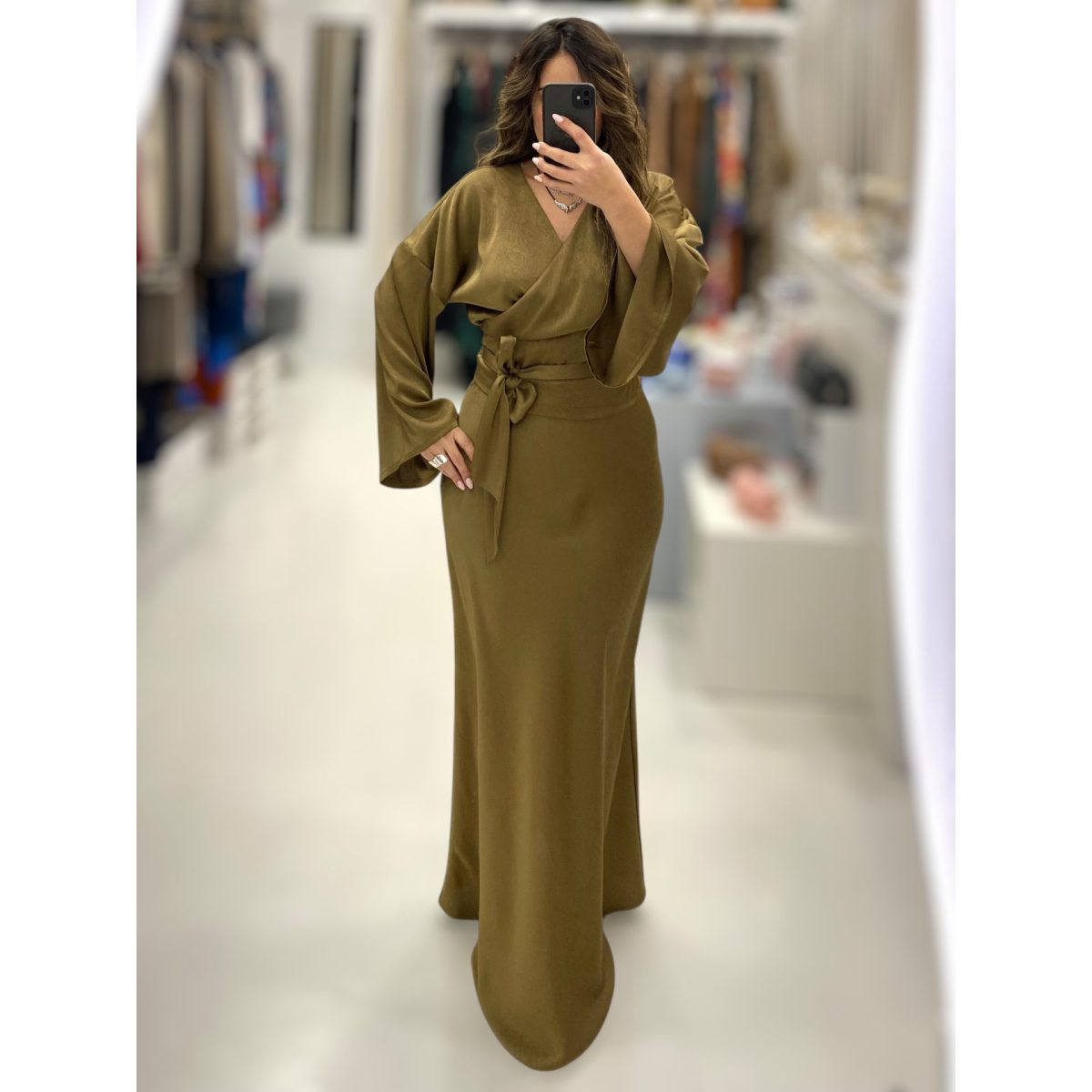 Deppy Joo • Silky touch Co-ord Set • Dusty Gold - Image 3