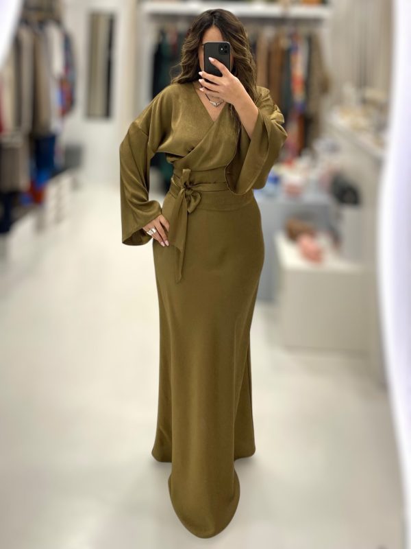 Deppy Joo • Silky touch Co-ord Set • Dusty Gold - Image 3