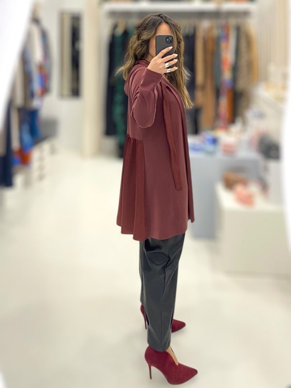 Deppy Joo • Silky touch Hooded Cape • Dusty Rose - Image 5