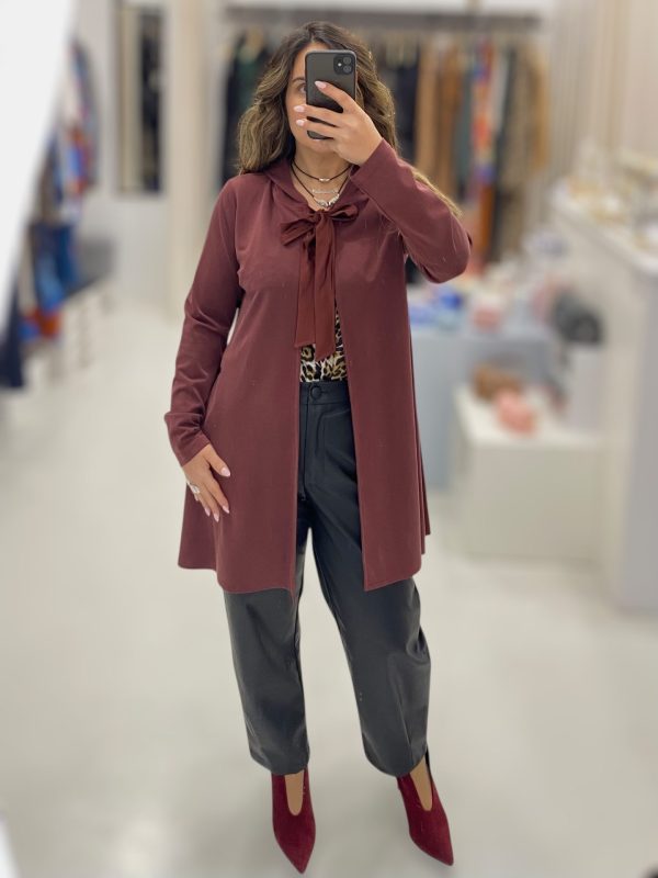 Deppy Joo • Silky touch Hooded Cape • Dusty Rose - Image 4