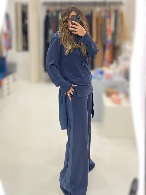 Deppy Joo • Silky touch Tracksuit Trousers • Night Blue - Image 2