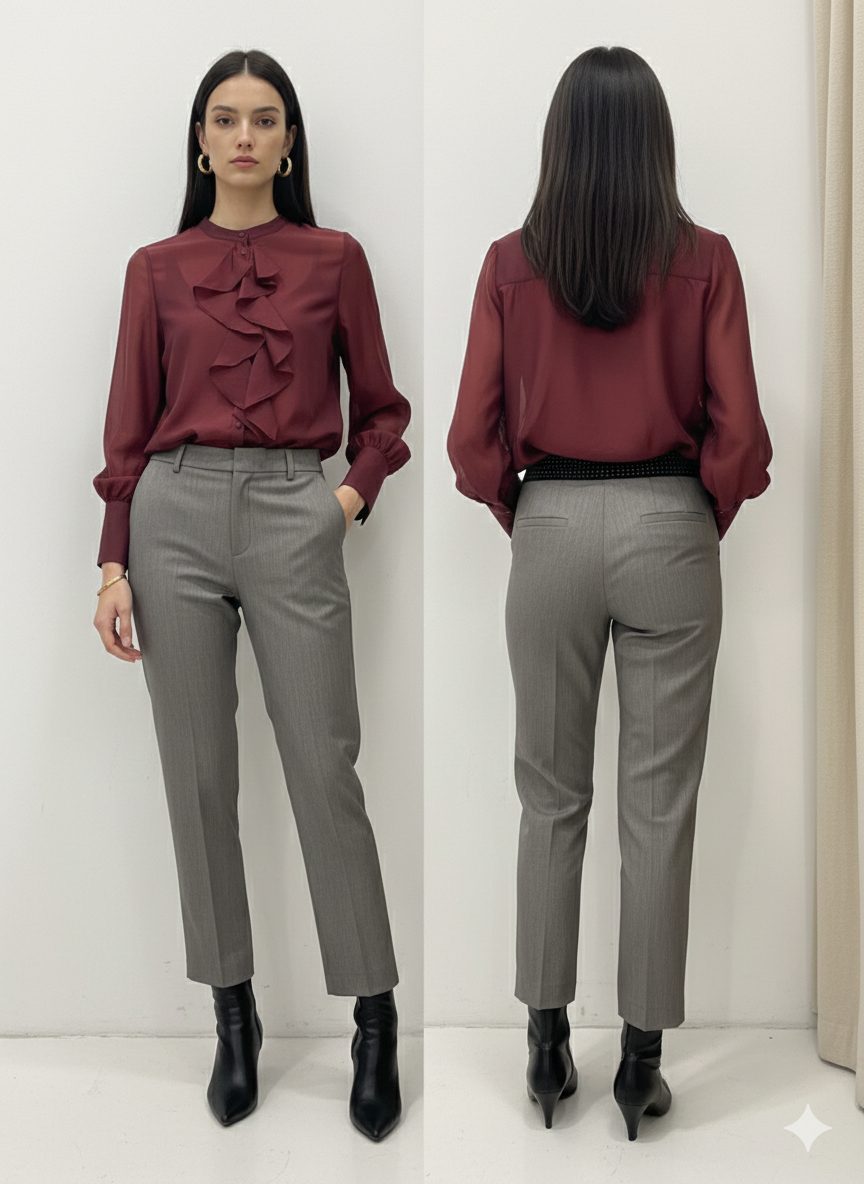 Le Vertige • Office Pants • Light Grey