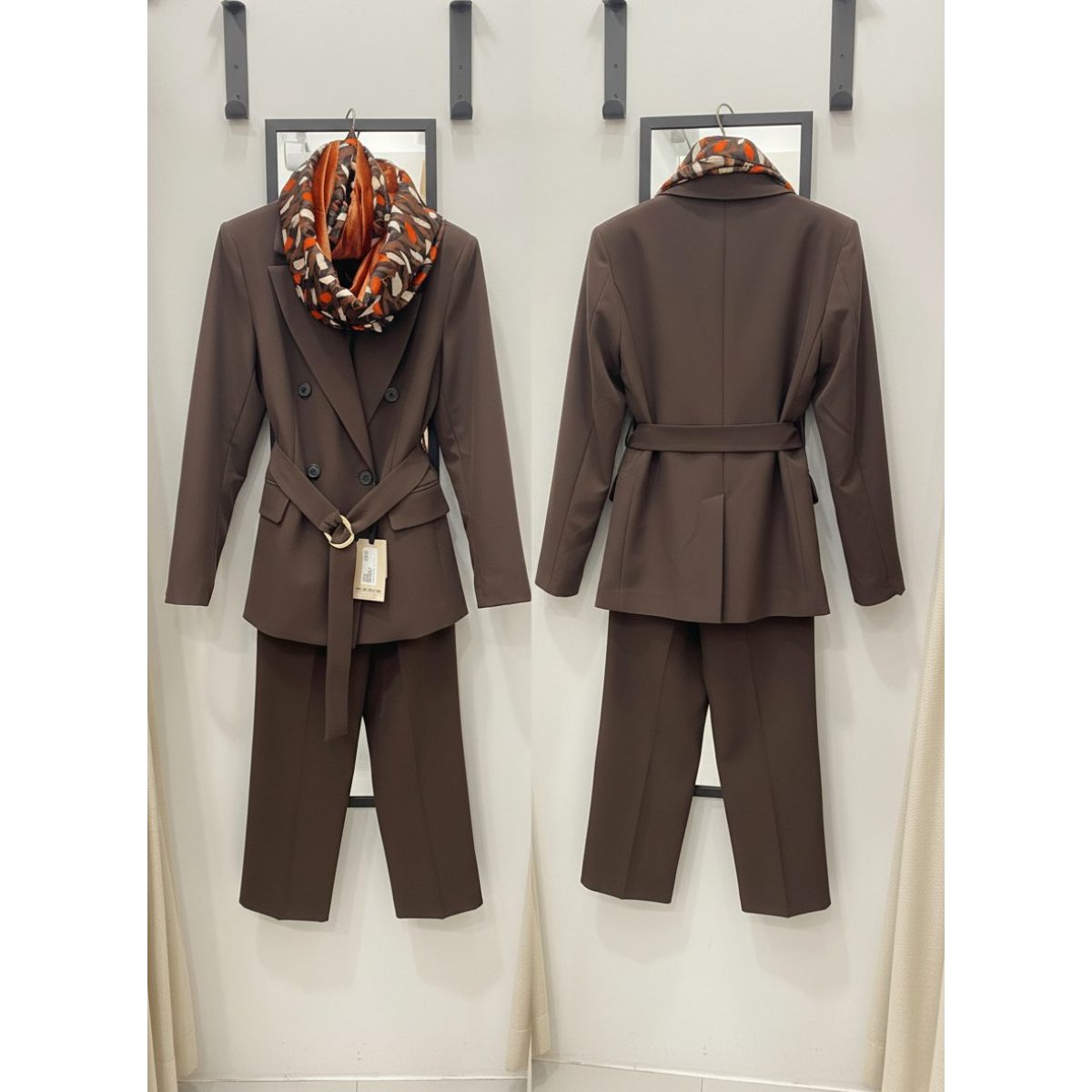 Maryley • Double Breasted Blazer • Choco Brown - Image 5