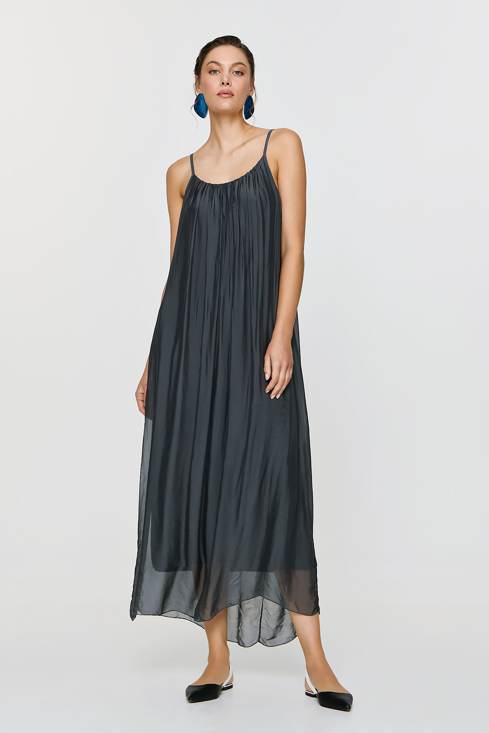 ΕΦΗΜΕΡΟΝ Silk Collection • Dione Dress • Grey