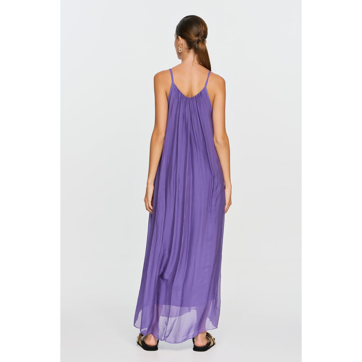 ΕΦΗΜΕΡΟΝ Silk Collection • Dione Dress • Purple - Image 3