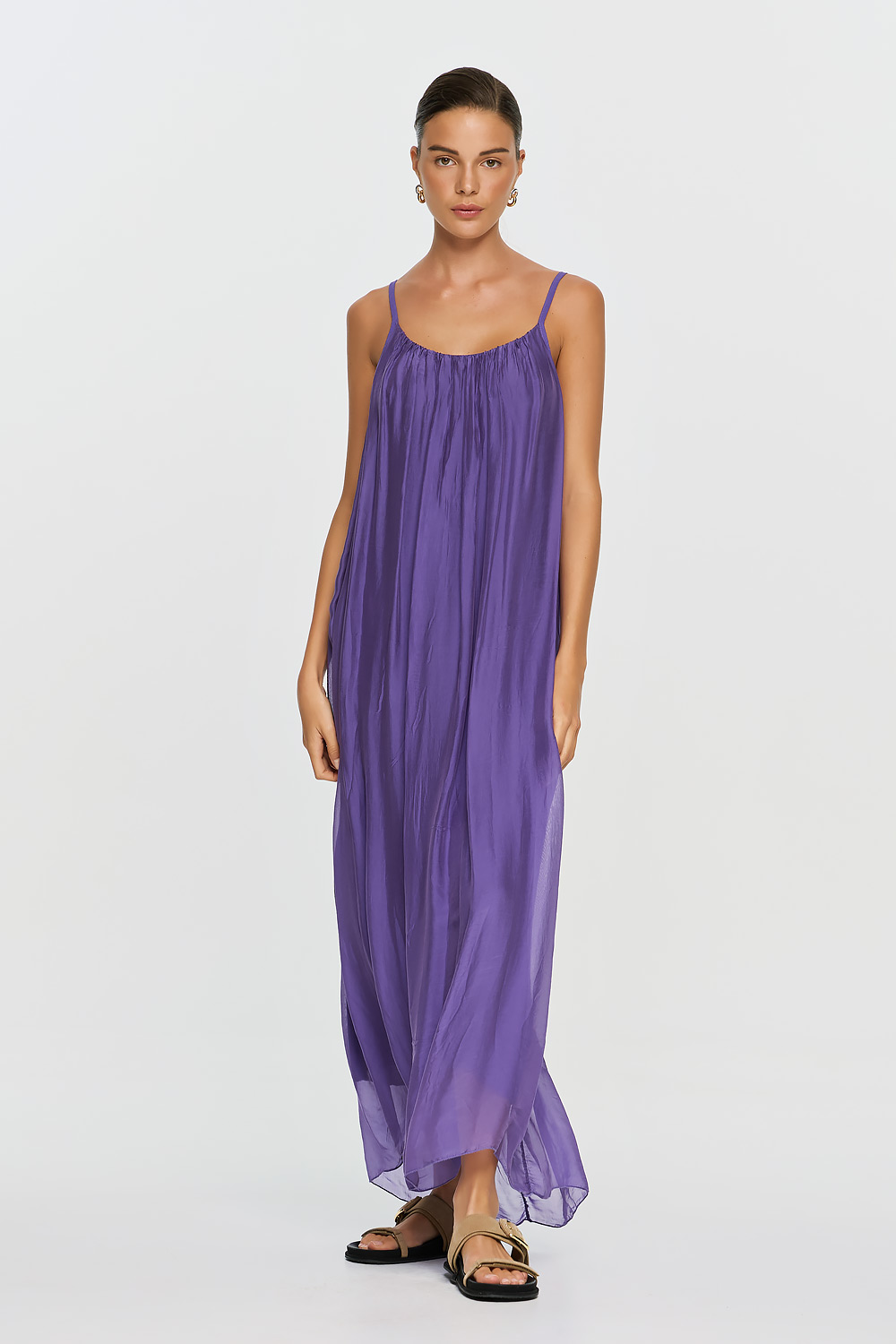 ΕΦΗΜΕΡΟΝ Silk Collection • Dione Dress • Purple