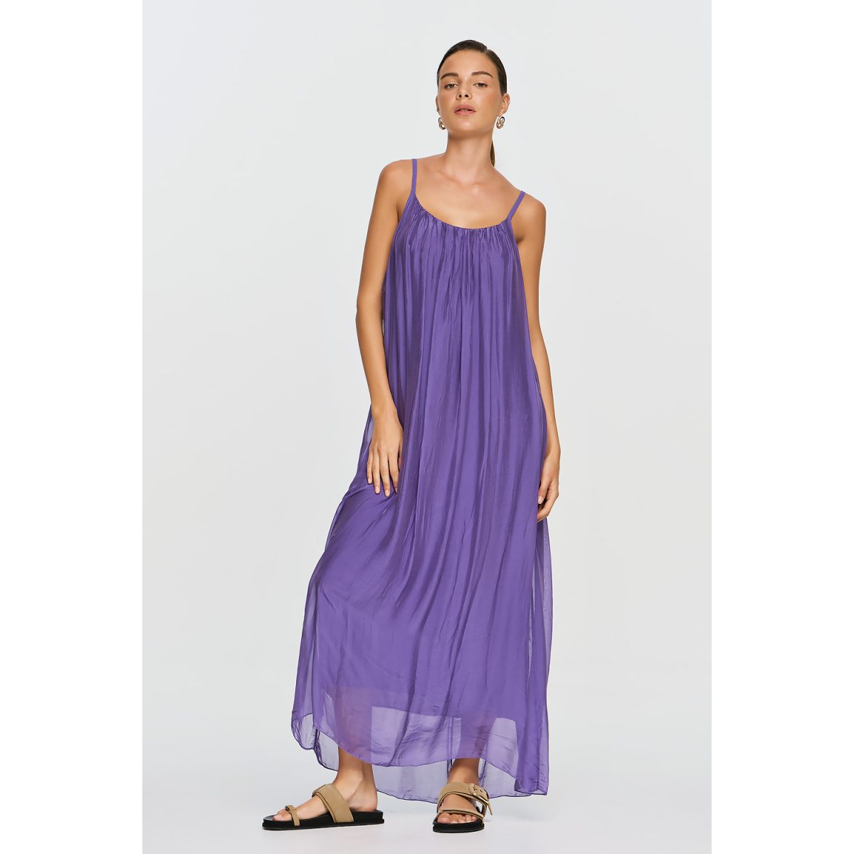 ΕΦΗΜΕΡΟΝ Silk Collection • Dione Dress • Purple - Image 5