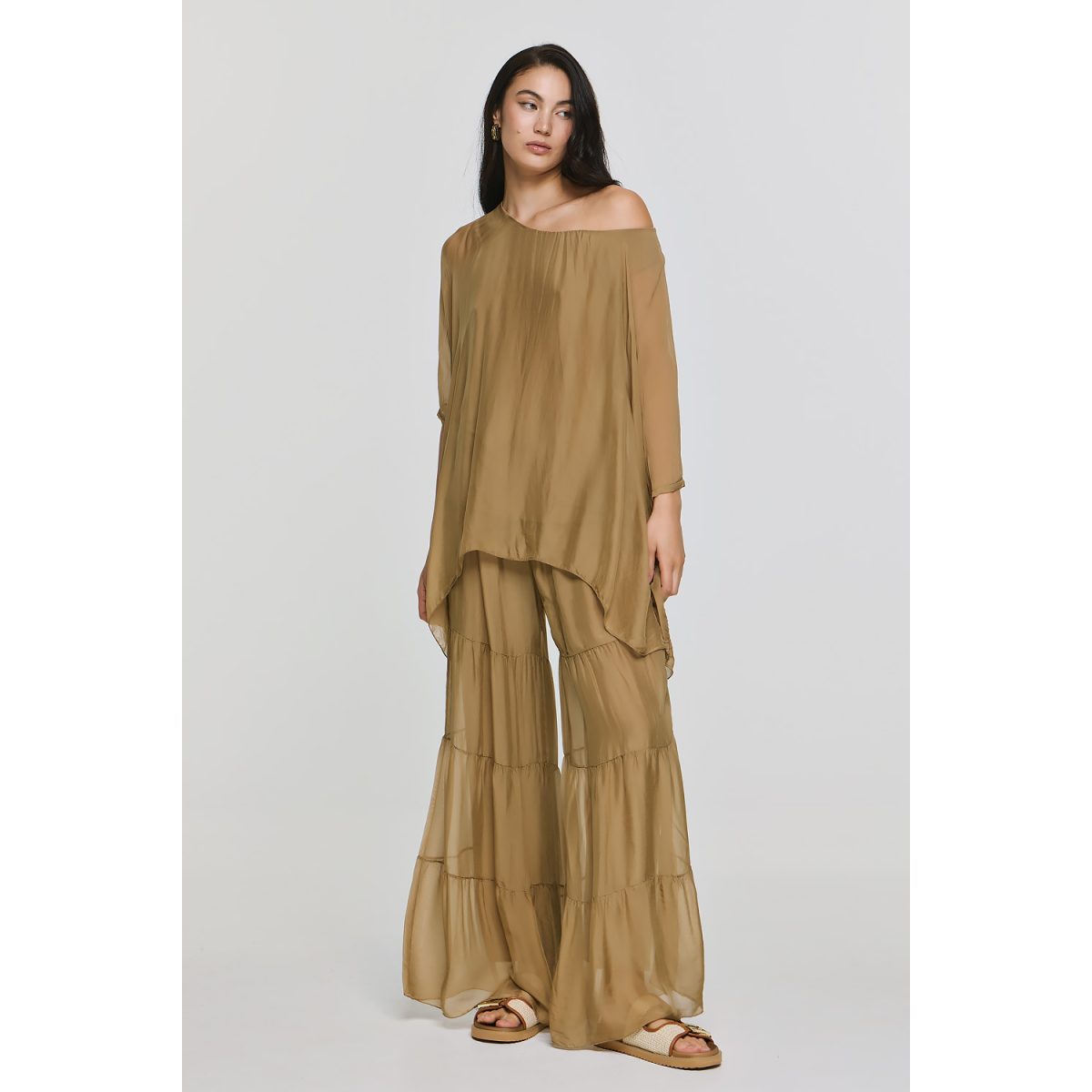ΕΦΗΜΕΡΟΝ Silk Collection • Athena Top • Camel - Image 2