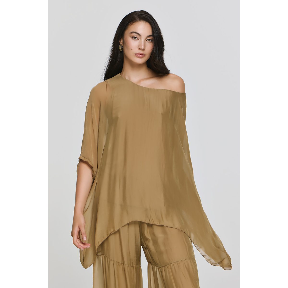 ΕΦΗΜΕΡΟΝ Silk Collection • Athena Top • Camel - Image 4
