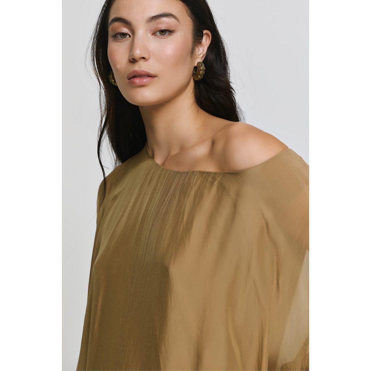 ΕΦΗΜΕΡΟΝ Silk Collection • Athena Top • Camel - Image 3