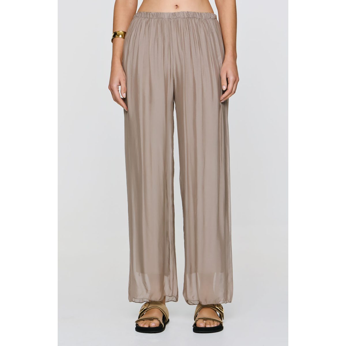 ΕΦΗΜΕΡΟΝ Silk Collection • Ismini Pants • Beige - Image 2
