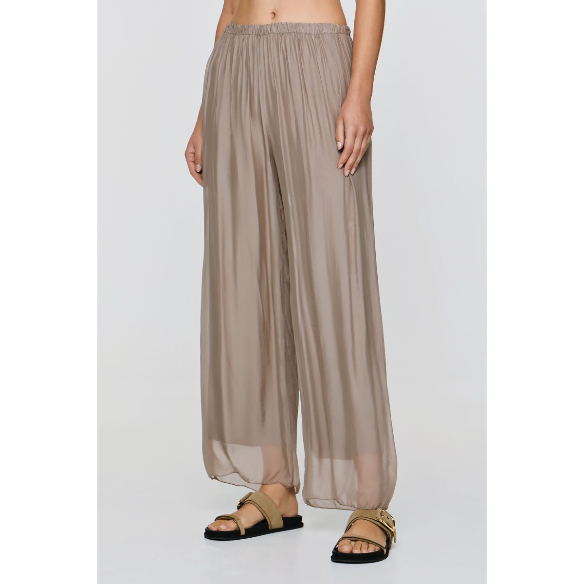 ΕΦΗΜΕΡΟΝ Silk Collection • Ismini Pants • Beige - Image 4