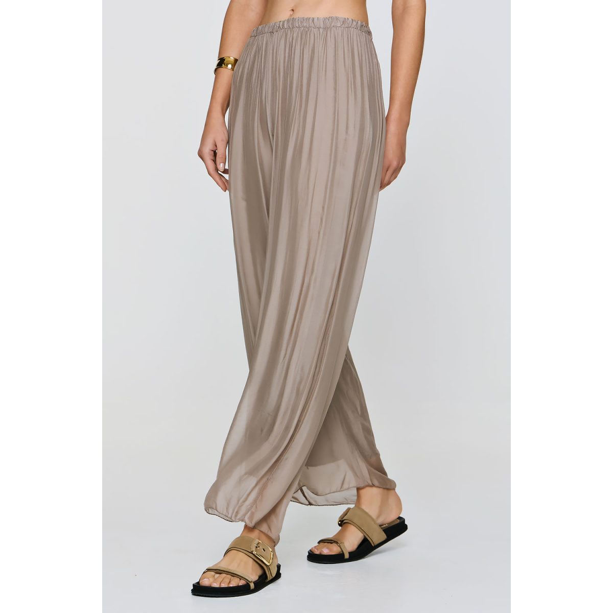 ΕΦΗΜΕΡΟΝ Silk Collection • Ismini Pants • Beige - Image 3