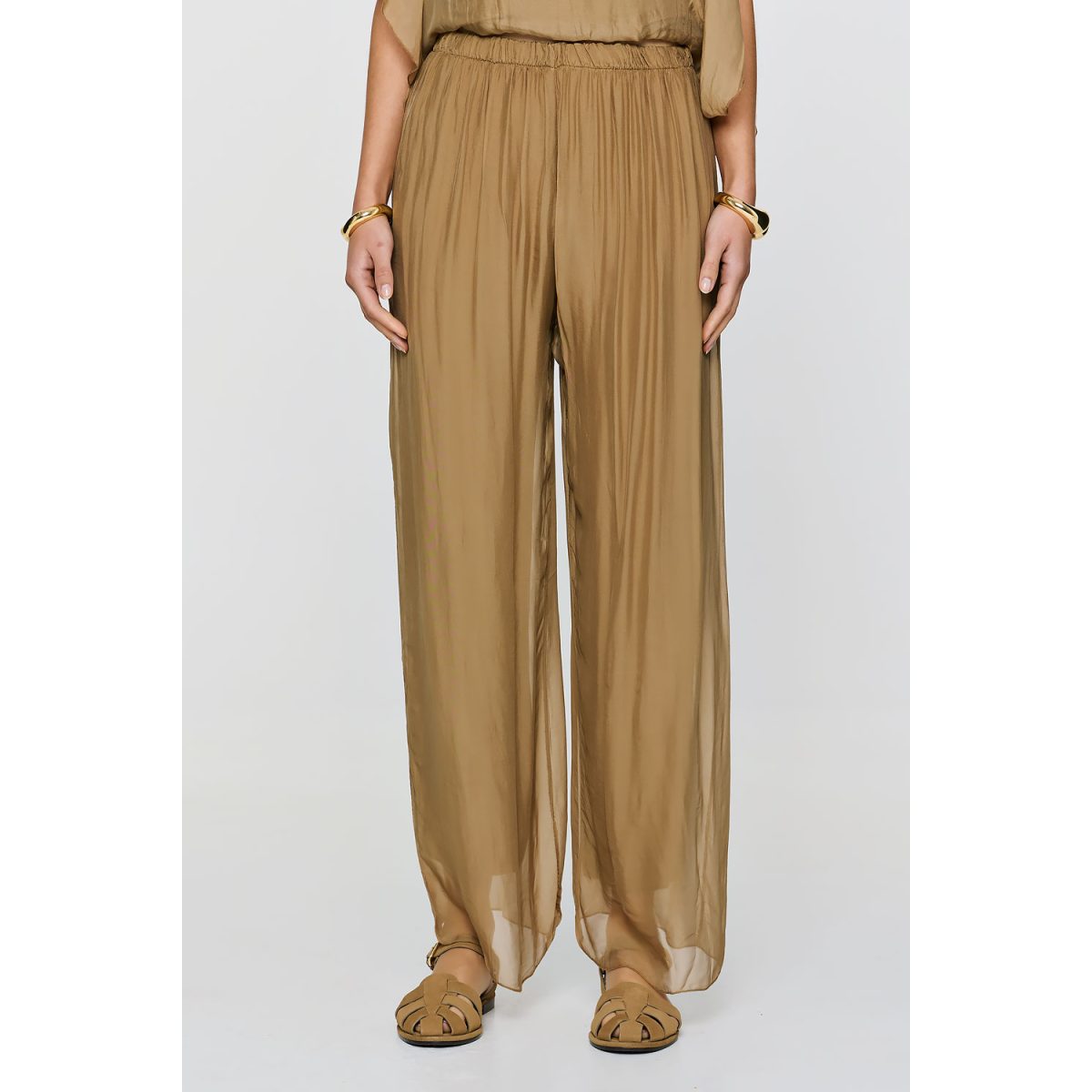 ΕΦΗΜΕΡΟΝ Silk Collection • Ismini Pants • Camel - Image 3