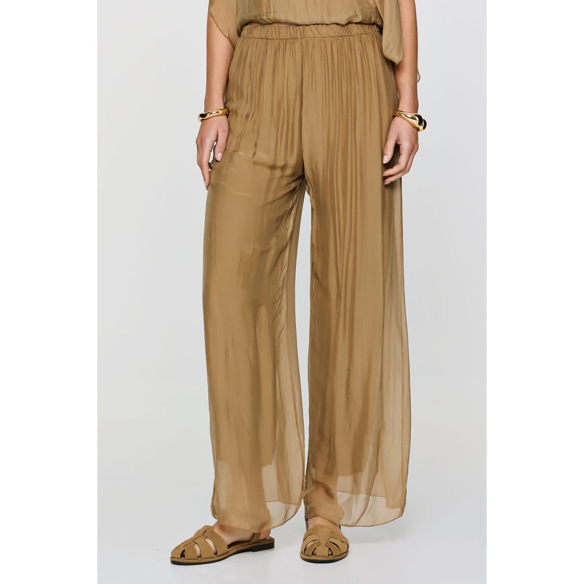 ΕΦΗΜΕΡΟΝ Silk Collection • Ismini Pants • Camel - Image 5