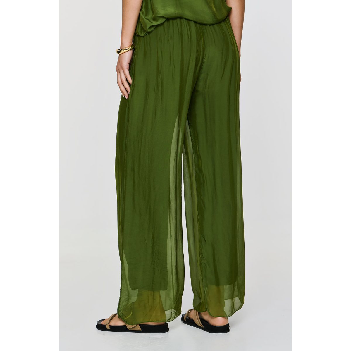 ΕΦΗΜΕΡΟΝ Silk Collection • Ismini Pants • Green - Image 4