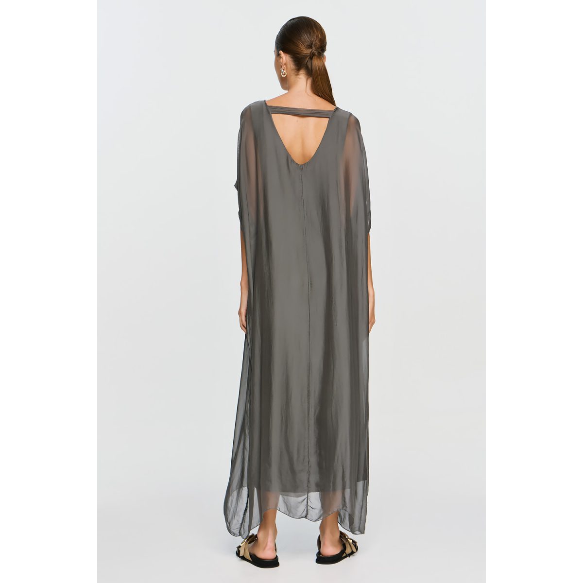 ΕΦΗΜΕΡΟΝ Silk Collection • Gaia Dress • Grey - Image 6