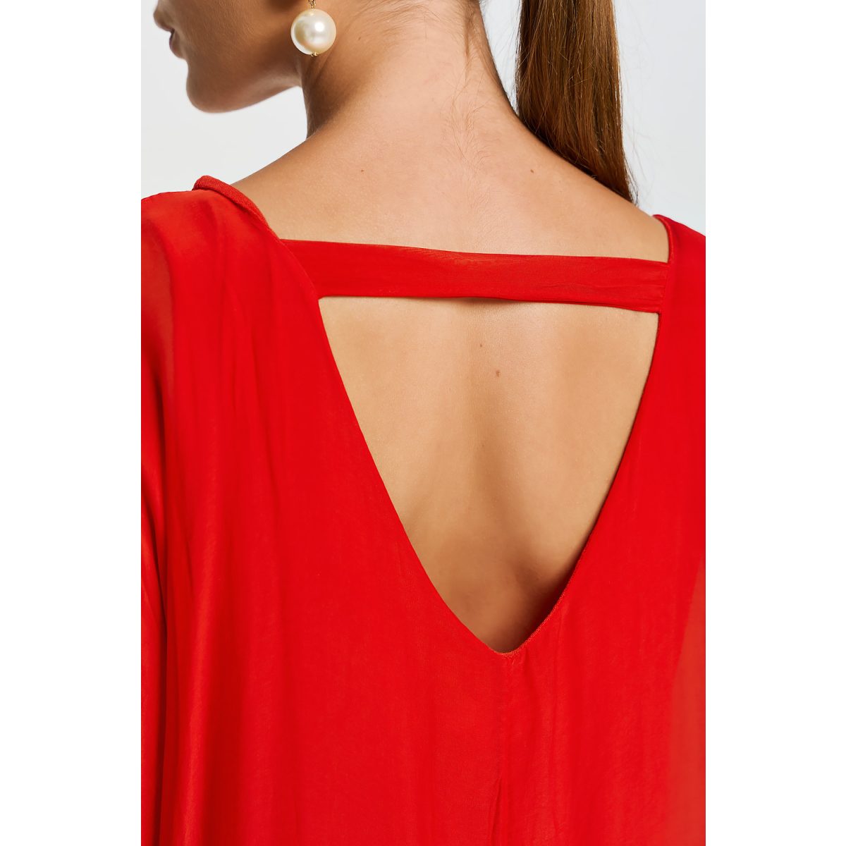 ΕΦΗΜΕΡΟΝ Silk Collection • Gaia Dress • Red - Image 9