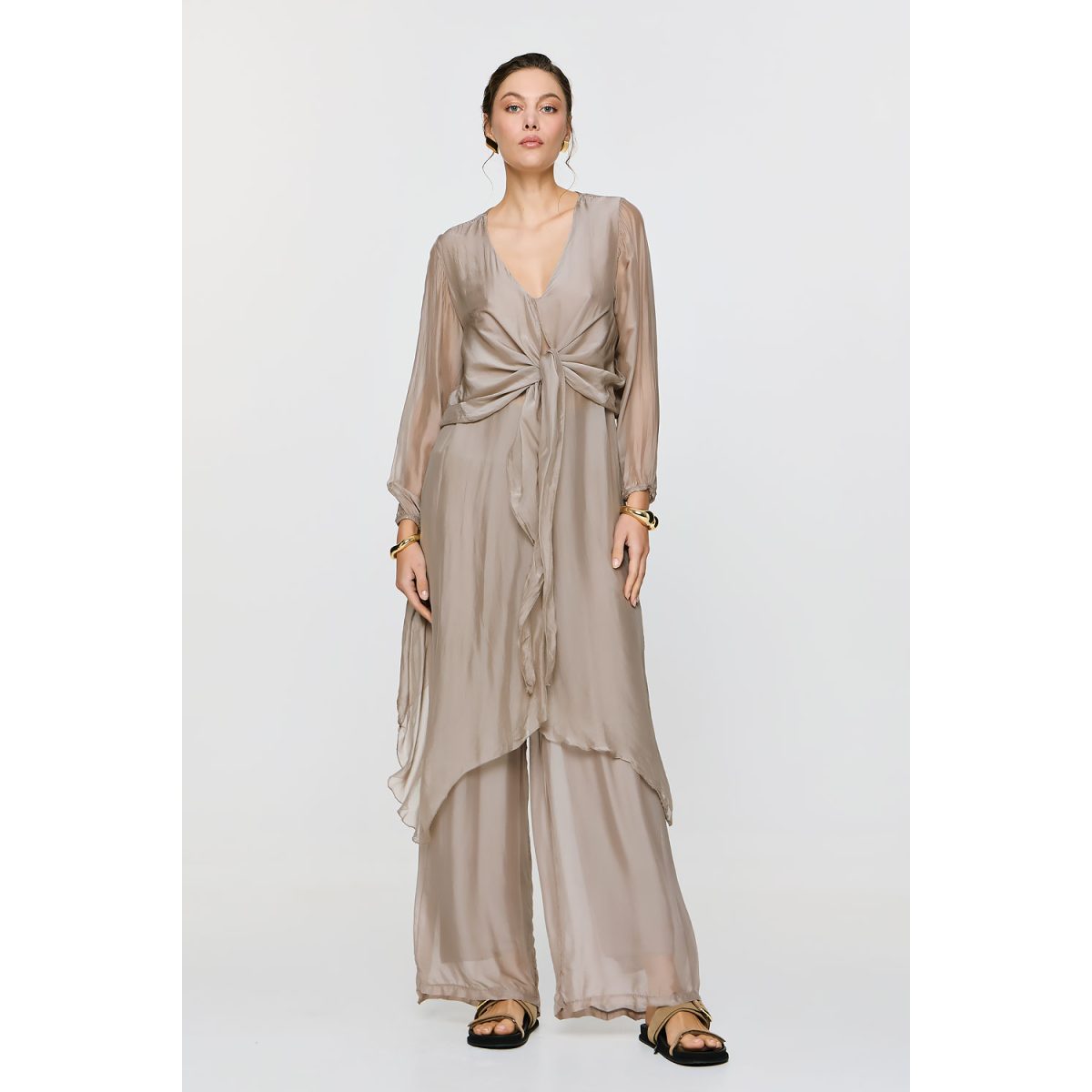 ΕΦΗΜΕΡΟΝ Silk Collection • Pandora Top • Beige - Image 6