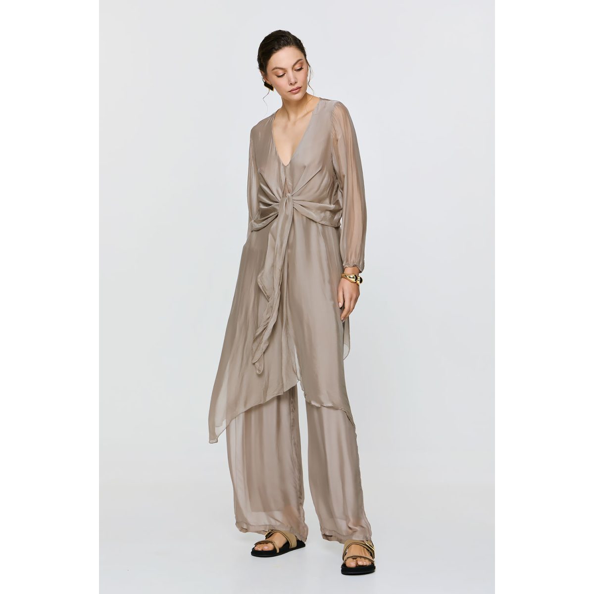 ΕΦΗΜΕΡΟΝ Silk Collection • Pandora Top • Beige - Image 4