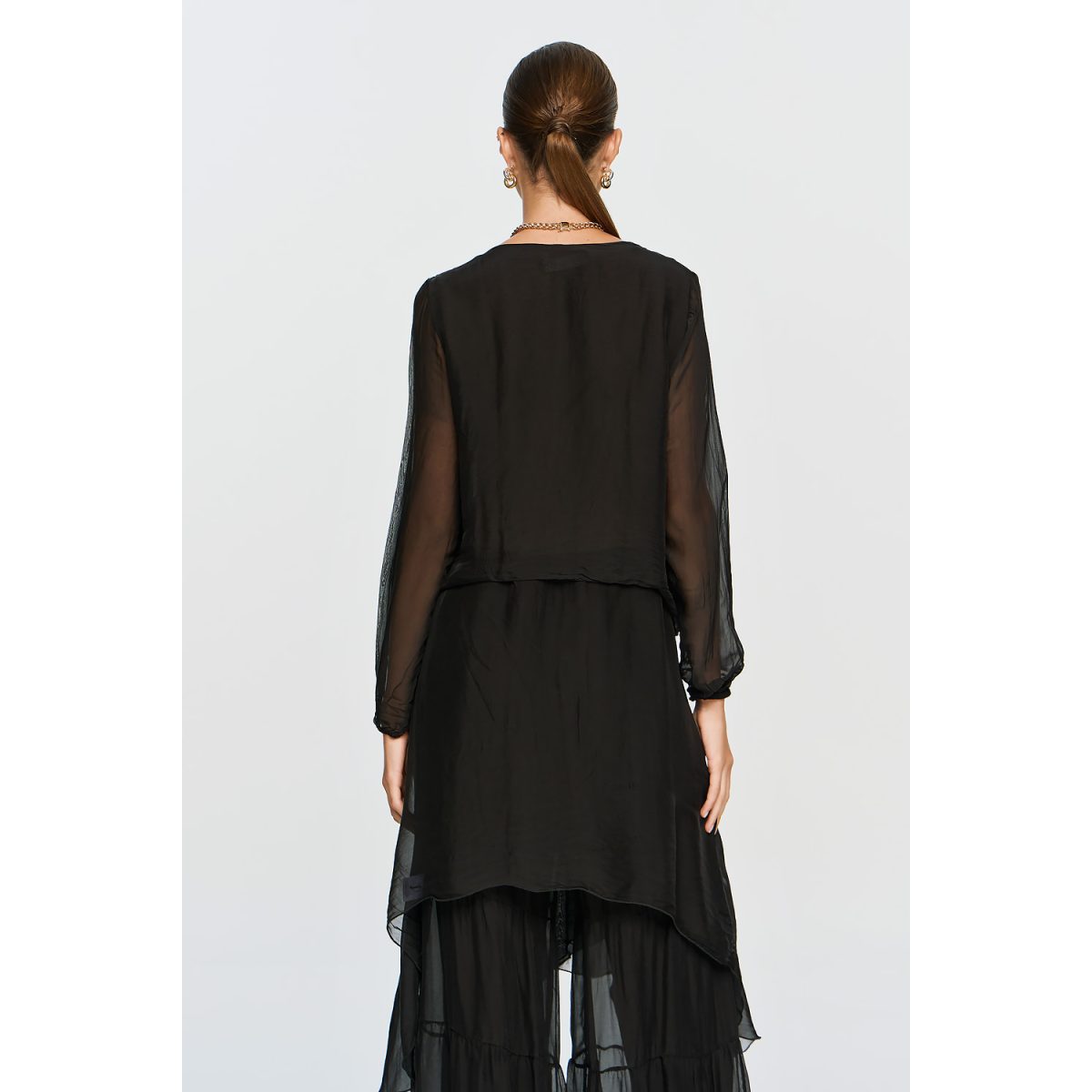 ΕΦΗΜΕΡΟΝ Silk Collection • Pandora Top • Black - Image 6