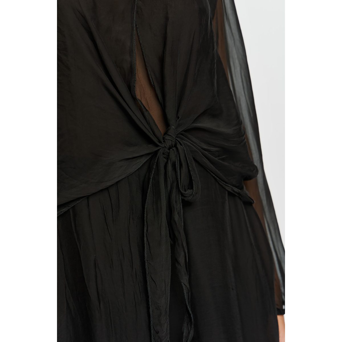 ΕΦΗΜΕΡΟΝ Silk Collection • Pandora Top • Black - Image 5