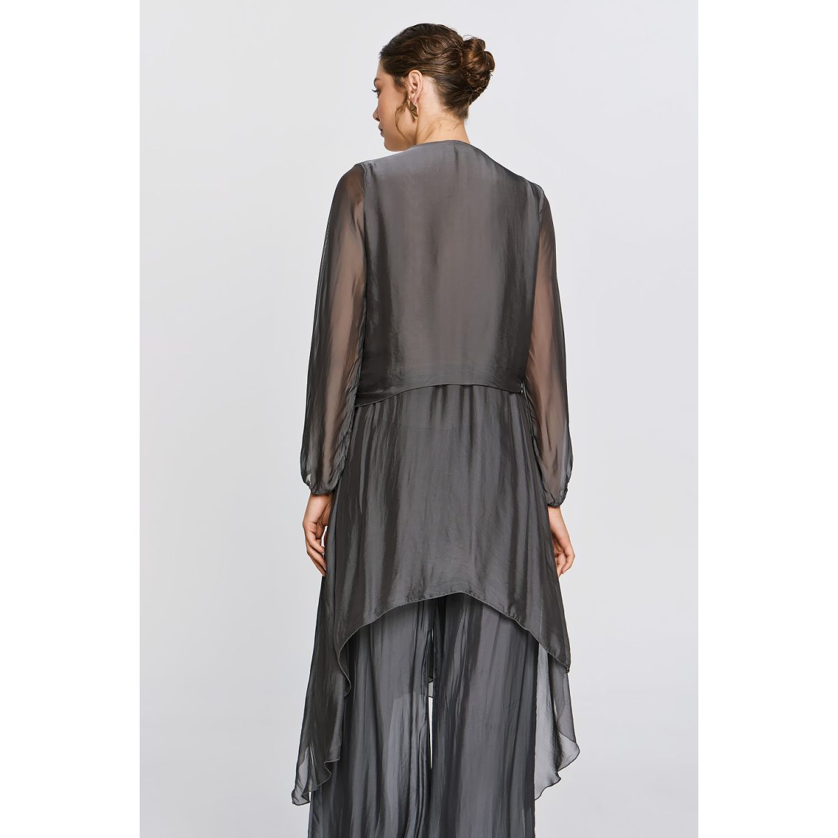 ΕΦΗΜΕΡΟΝ Silk Collection • Pandora Top • Grey - Image 6