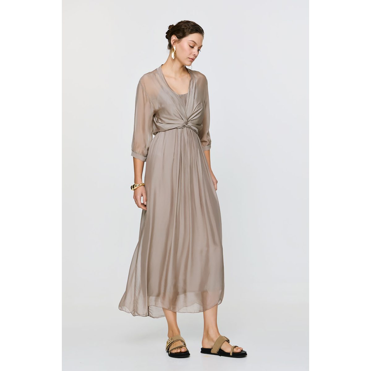 ΕΦΗΜΕΡΟΝ Silk Collection • Chloe Top • Beige - Image 4