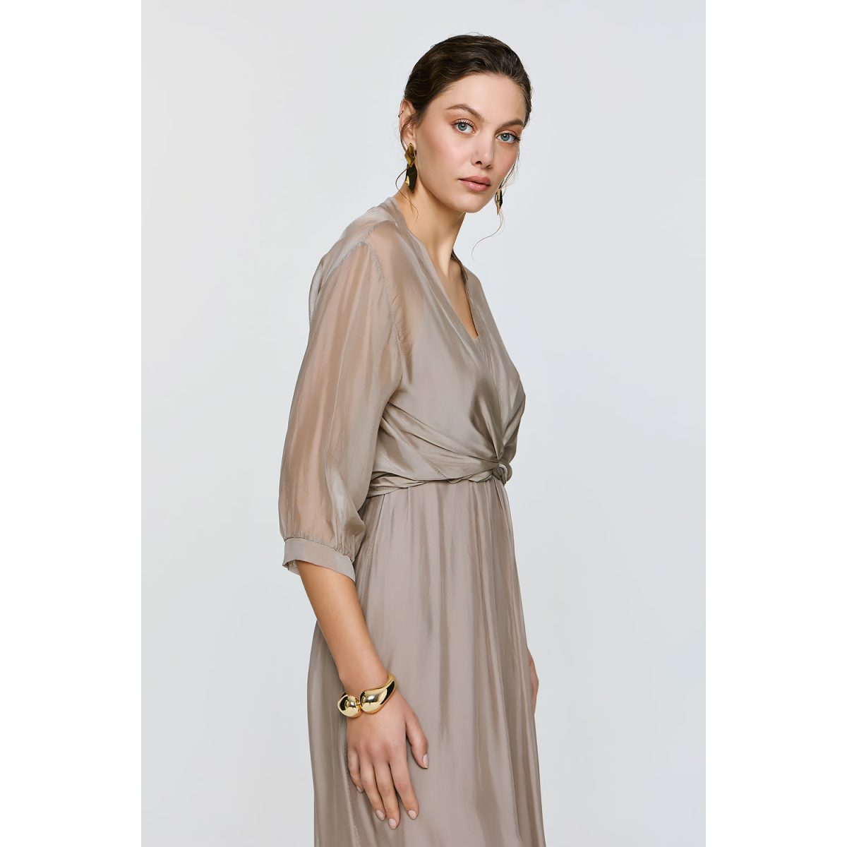 ΕΦΗΜΕΡΟΝ Silk Collection • Chloe Top • Beige - Image 3