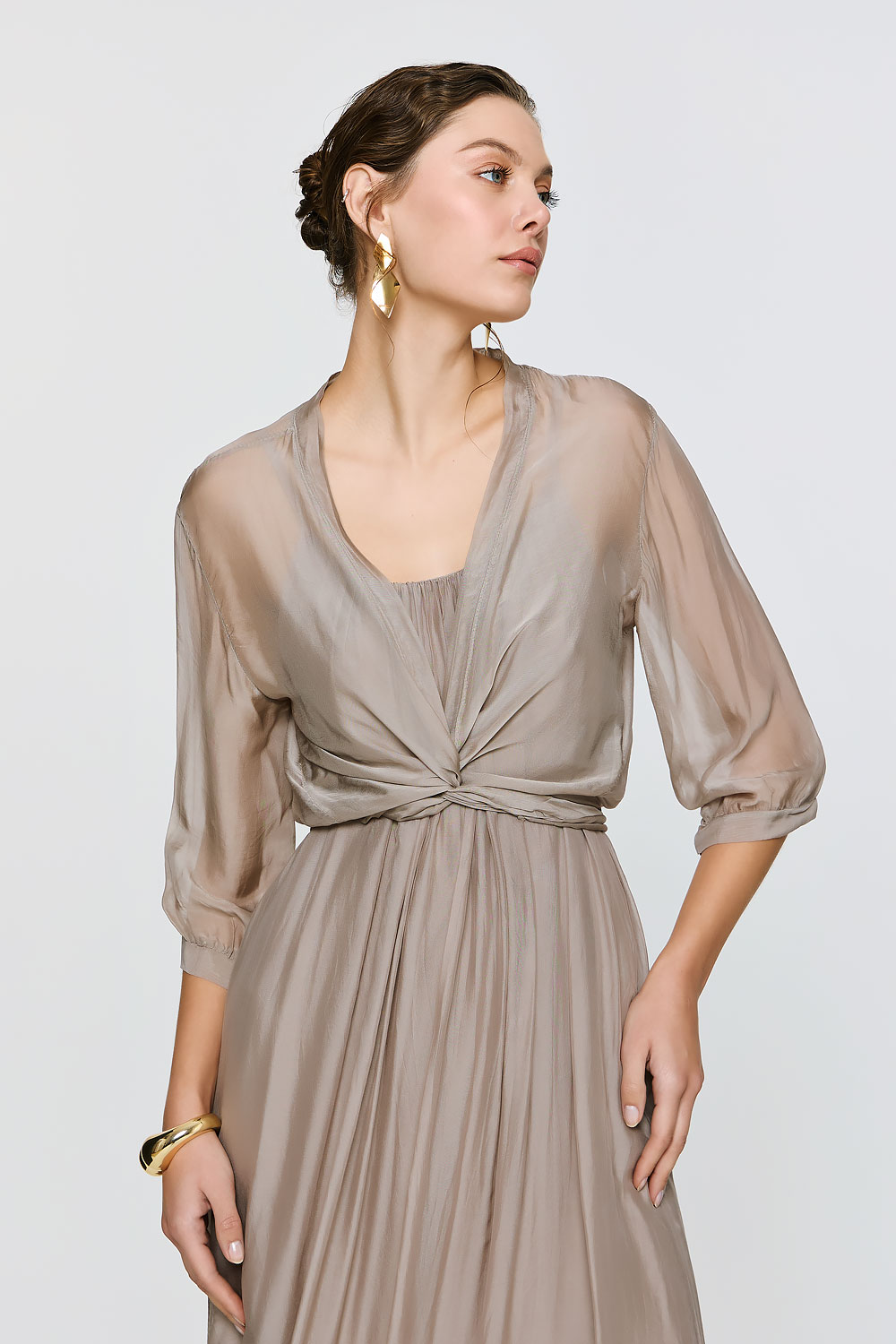 ΕΦΗΜΕΡΟΝ Silk Collection • Chloe Top • Beige