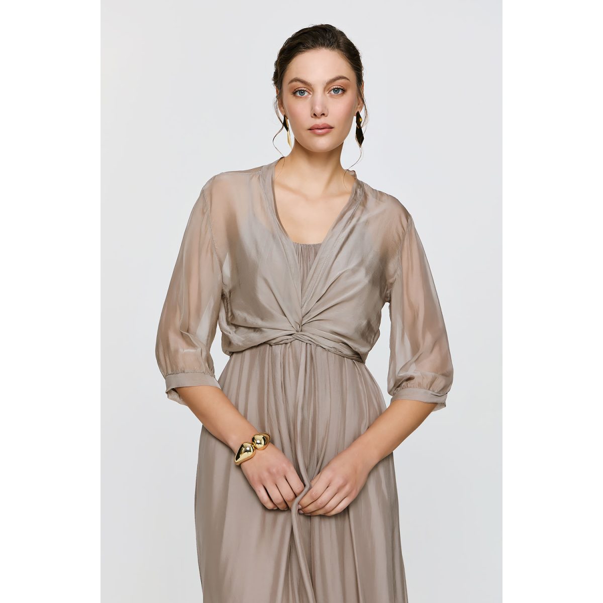 ΕΦΗΜΕΡΟΝ Silk Collection • Chloe Top • Beige - Image 5