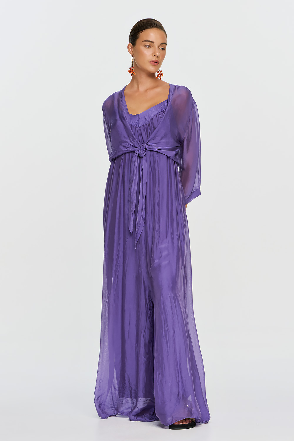 ΕΦΗΜΕΡΟΝ Silk Collection • Chloe Top • Purple