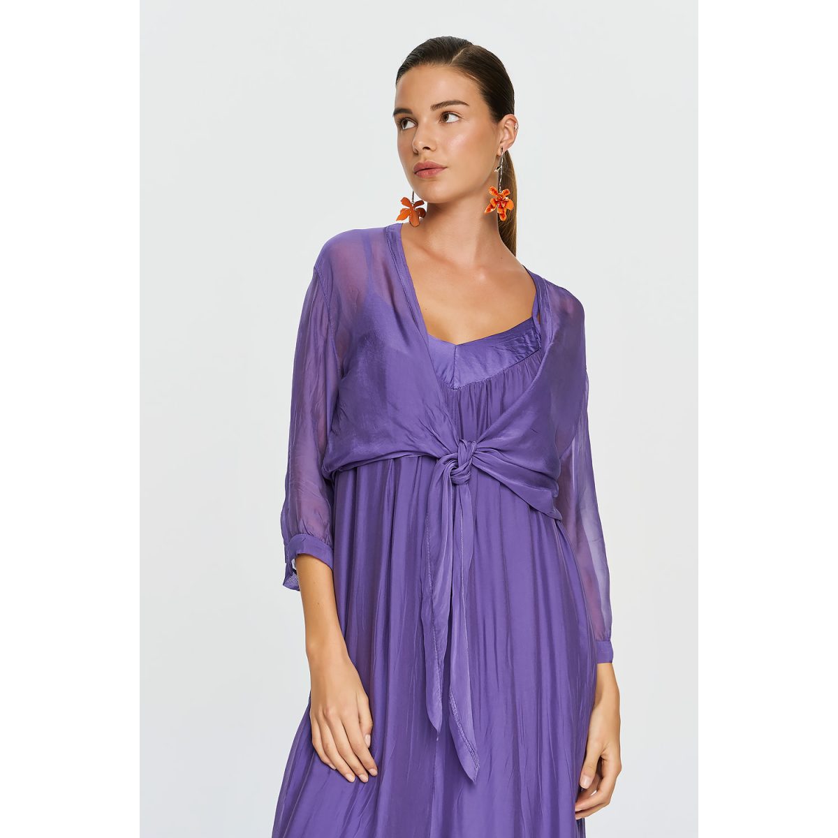 ΕΦΗΜΕΡΟΝ Silk Collection • Chloe Top • Purple - Image 4