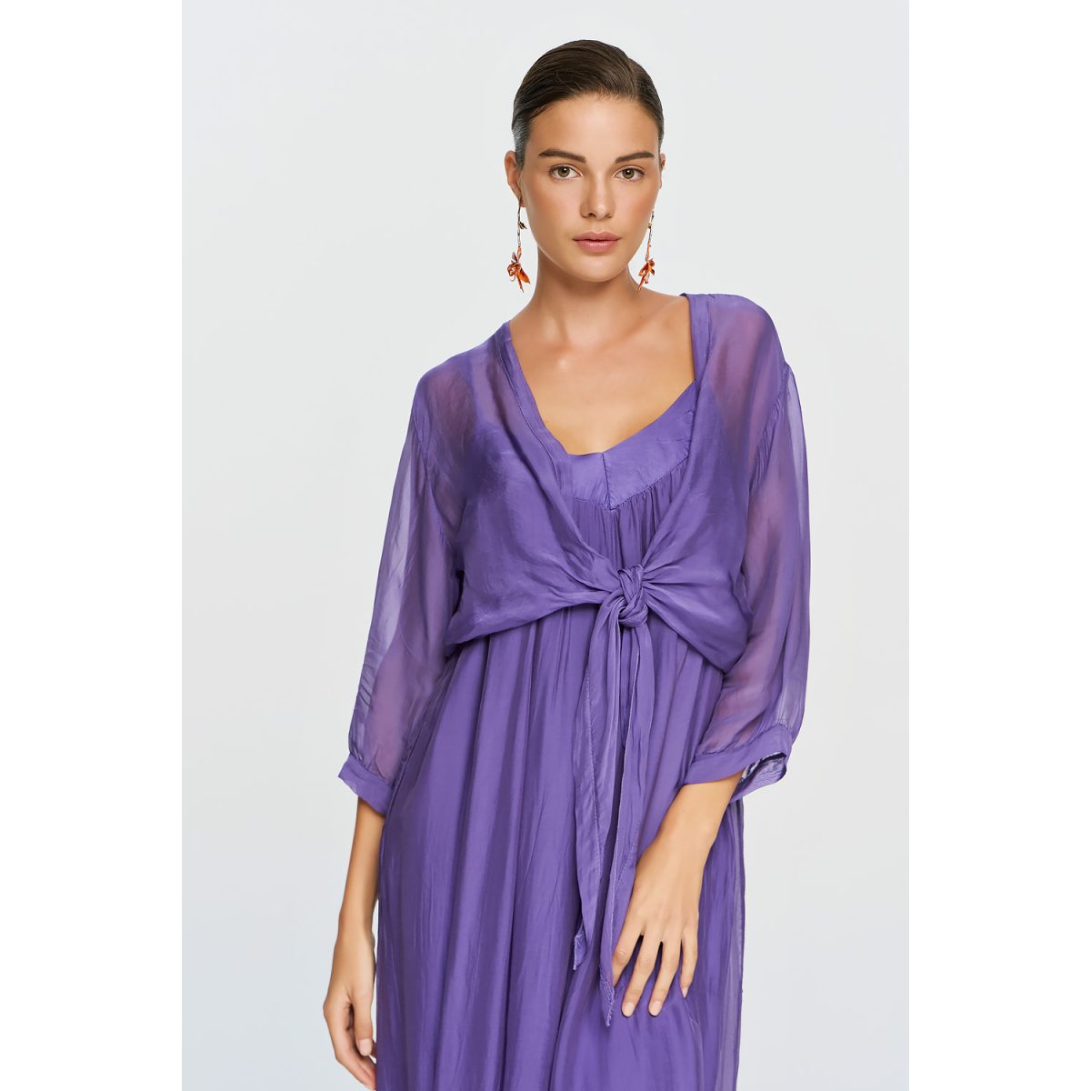 ΕΦΗΜΕΡΟΝ Silk Collection • Chloe Top • Purple - Image 2