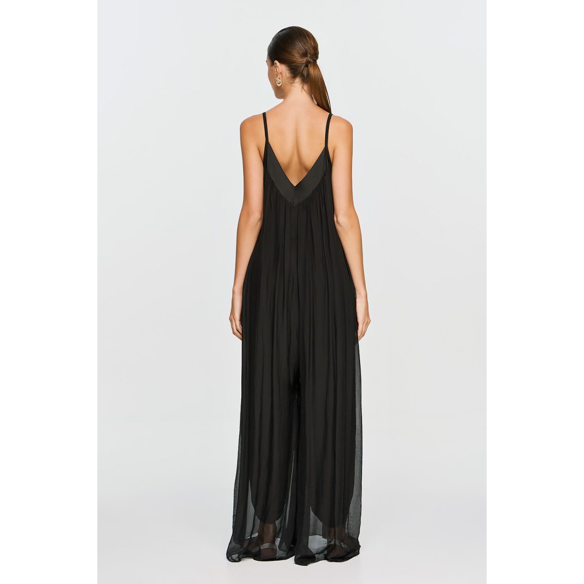 ΕΦΗΜΕΡΟΝ Silk Collection • Nephele Jumpsuit • Black - Image 8