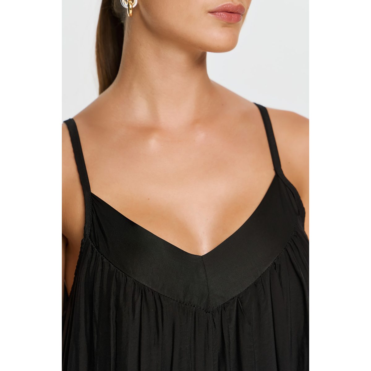 ΕΦΗΜΕΡΟΝ Silk Collection • Nephele Jumpsuit • Black - Image 2