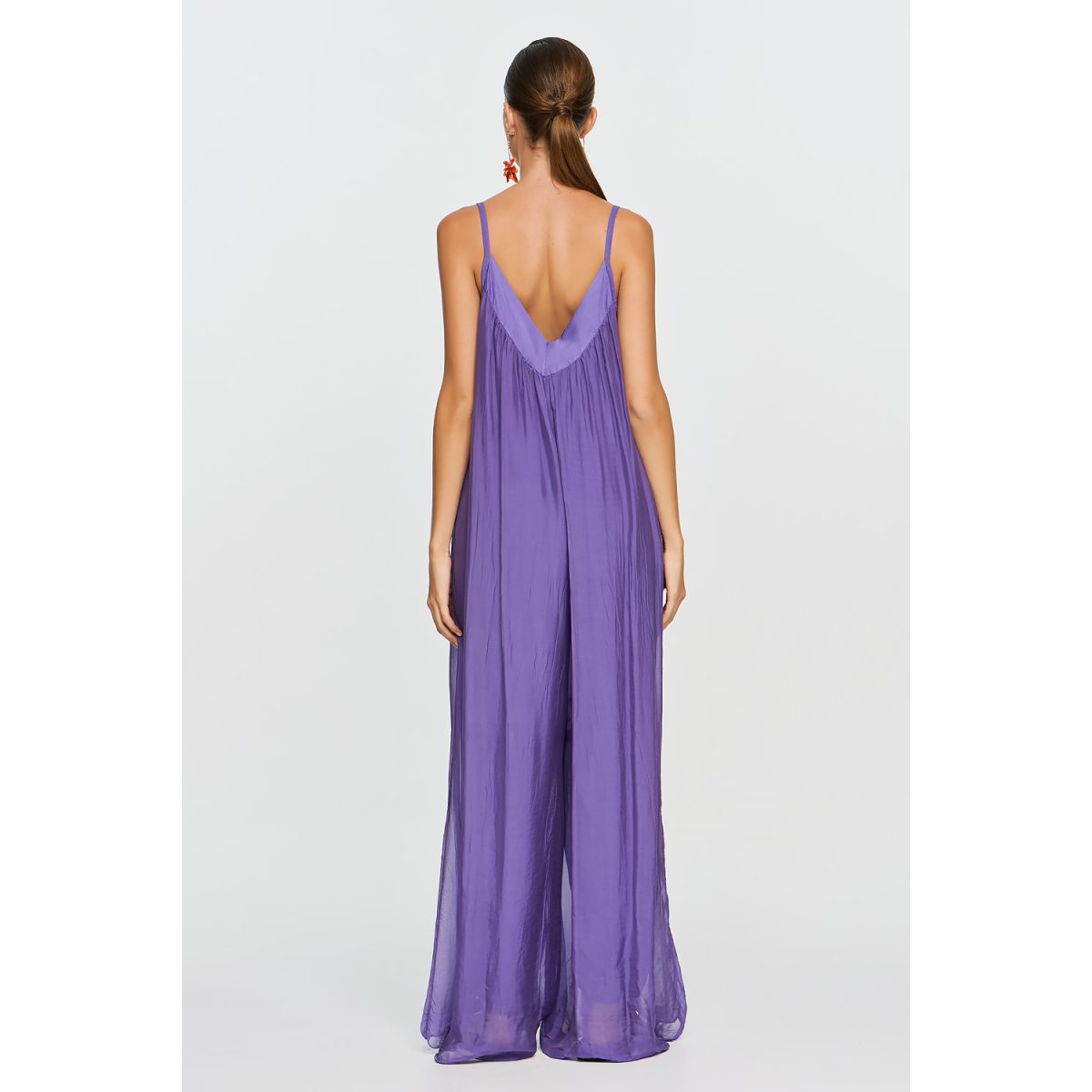 ΕΦΗΜΕΡΟΝ Silk Collection • Nephele Jumpsuit • Purple - Image 2