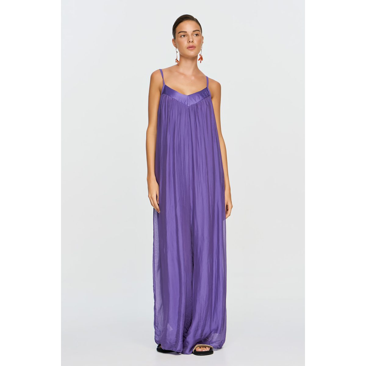ΕΦΗΜΕΡΟΝ Silk Collection • Nephele Jumpsuit • Purple - Image 4