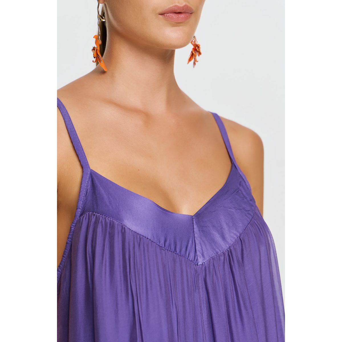 ΕΦΗΜΕΡΟΝ Silk Collection • Nephele Jumpsuit • Purple - Image 5