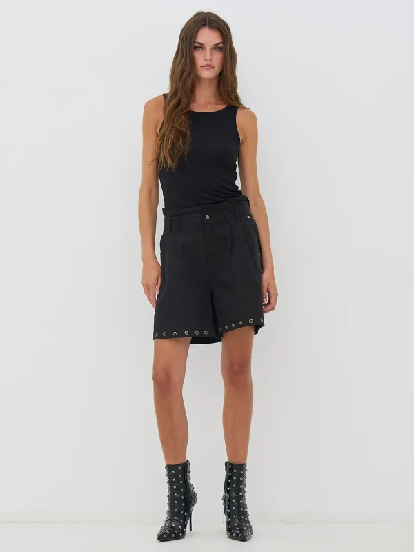 NÜ Denmark • Cassidy Relaxed Shorts • Black - Image 3