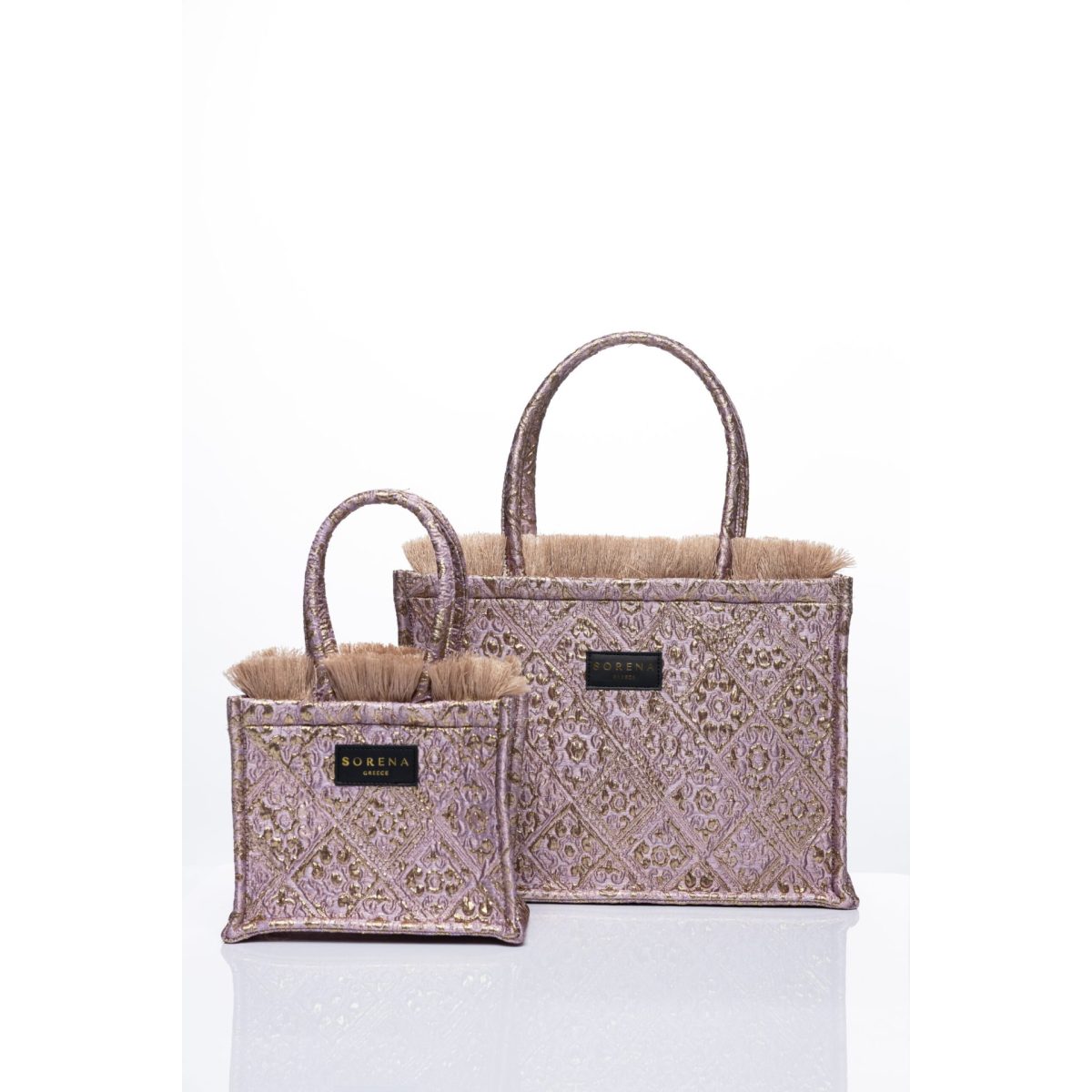 Sorena • Anemi Medium Tote Bag • Dusty Pink Gold - Image 5